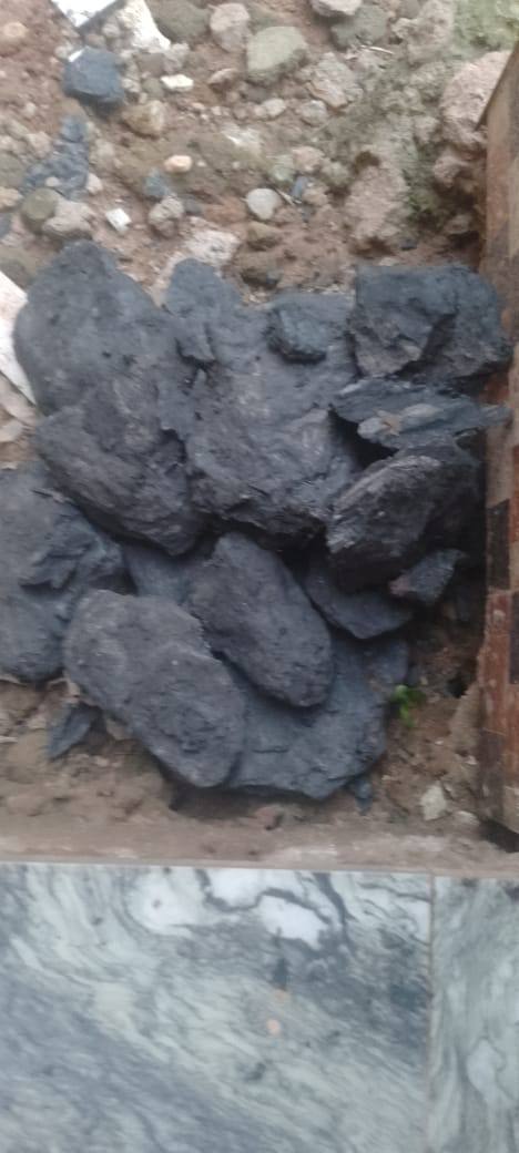 Solid cassiterite tin ore specimen